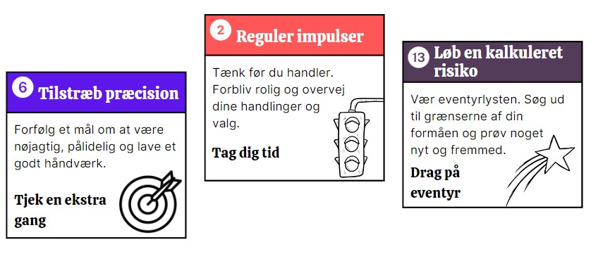 3 visualiseringer af habits og mind