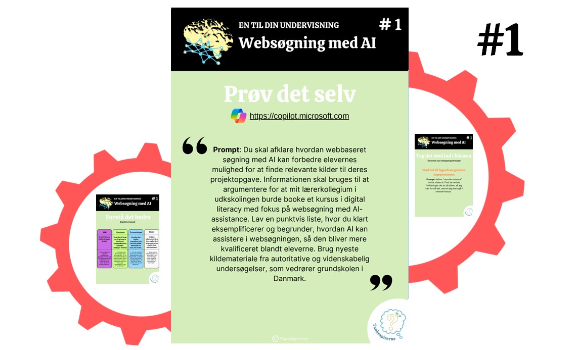 Forsidebillede, websøgning, booklet