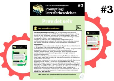 Prompting i lærerforberedelsen – en til din undervisning #3