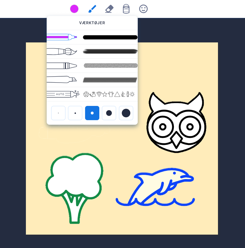 Bookcreator - autodraw