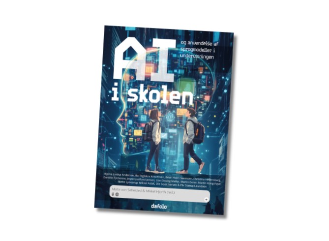 AI i skolen, forside bog