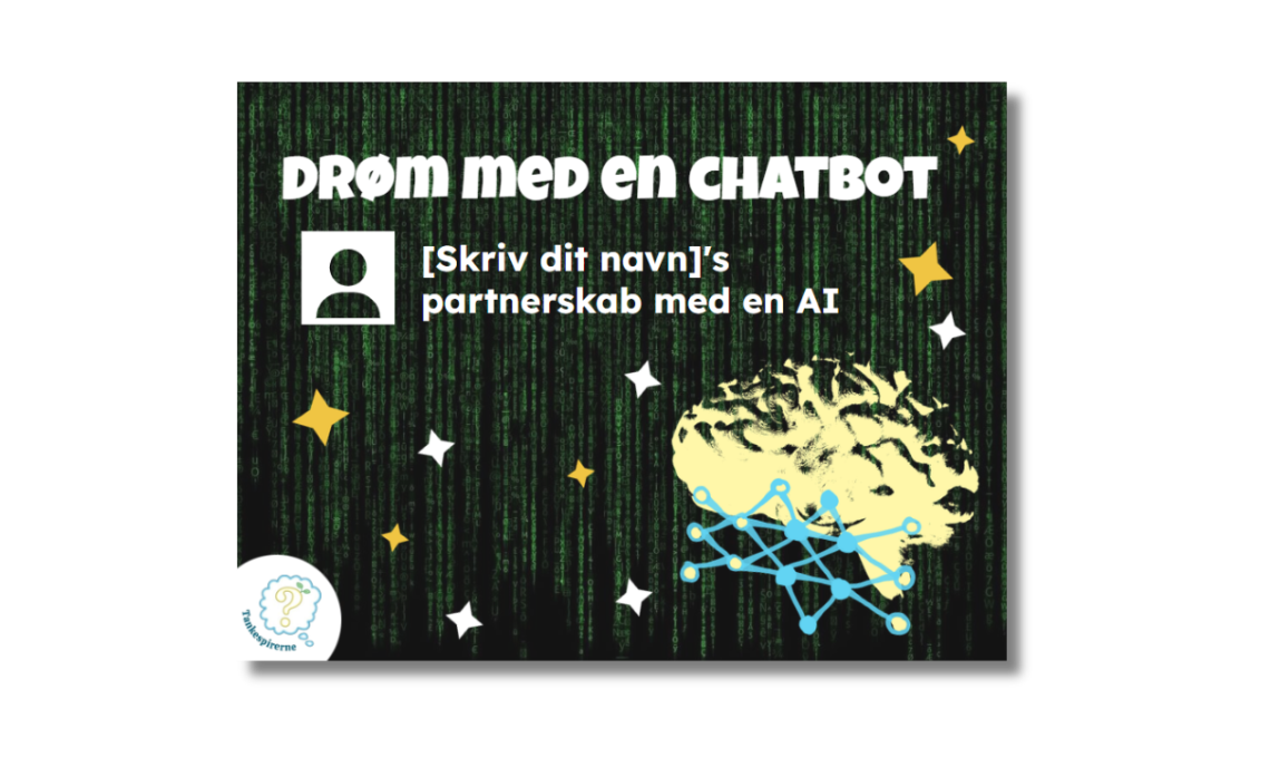 drøm med en chatbot nyt billede Drøm med en chatbot bog