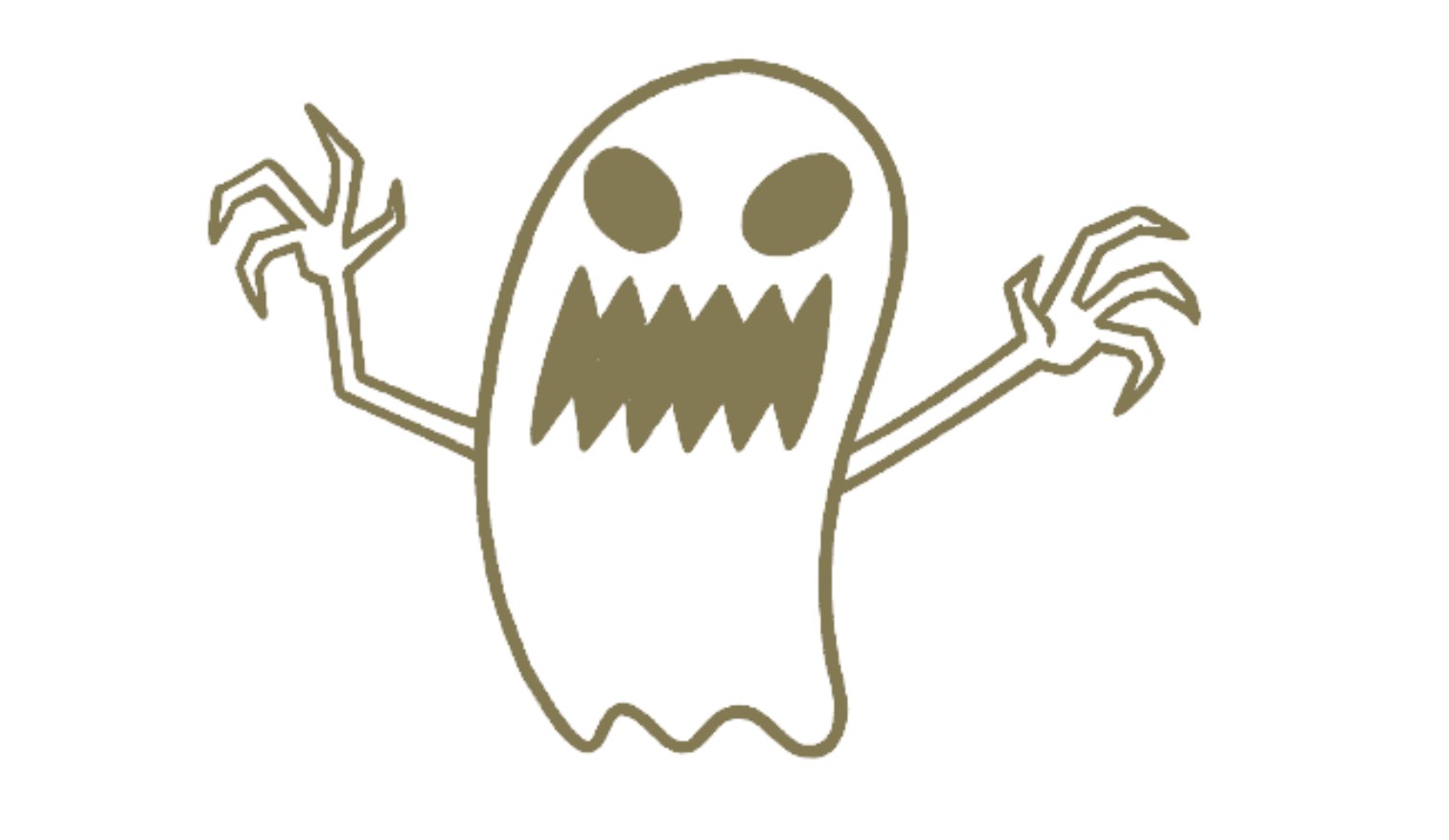 Spøgelsesdoodle, guldfarvet, bøh