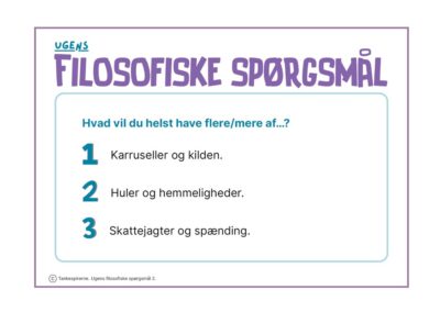 Ugens filosofiske spørgsmål